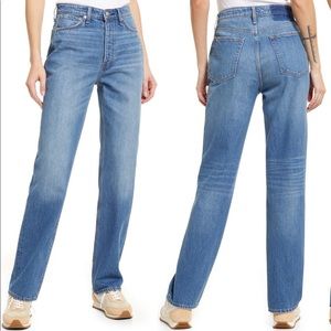 Rag & Bone Alex high waisted relaxed straight leg jeans